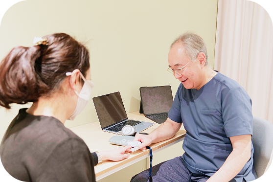 安心して相談できる医師の雰囲気