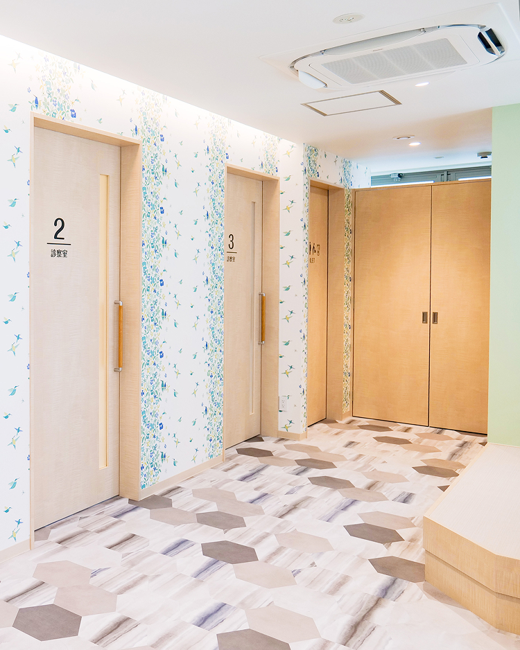 3つ並んだ診察室